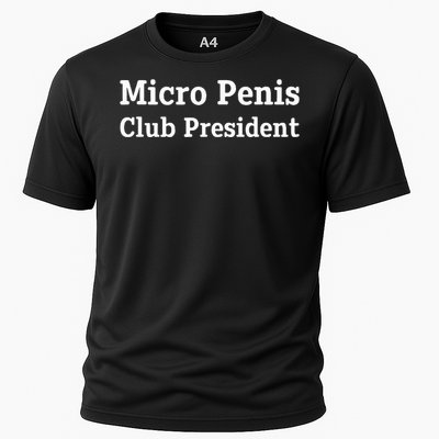 Micro Penis Club President Joke Cooling Performance Crew T-Shirt