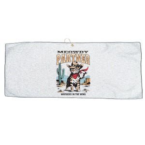 Meowdy Partner Cow Gift Large Microfiber Waffle Golf Towel