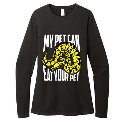 My Pet Can Eat Your Pet Gift Cute Reptile Lover Gift Womens CVC Long Sleeve Shirt