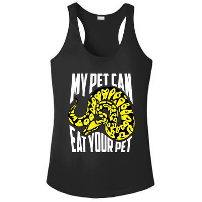 My Pet Can Eat Your Pet Gift Cute Reptile Lover Gift Ladies PosiCharge Competitor Racerback Tank