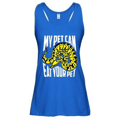 My Pet Can Eat Your Pet Gift Cute Reptile Lover Gift Ladies Essential Flowy Tank