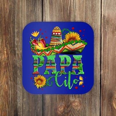 Mexican Papa Cito Flower Sunhat Cute Gift Coaster