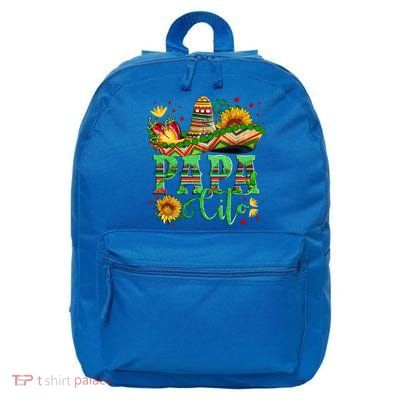 Mexican Papa Cito Flower Sunhat Cute Gift 16 in Basic Backpack