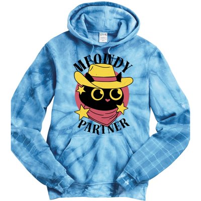 Meowdy Partner Country Cat Tie Dye Hoodie