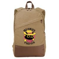 Meowdy Partner Country Cat Cotton Canvas Backpack