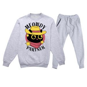 Meowdy Partner Country Cat Premium Crewneck Sweatsuit Set