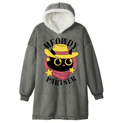 Meowdy Partner Country Cat Hooded Wearable Blanket