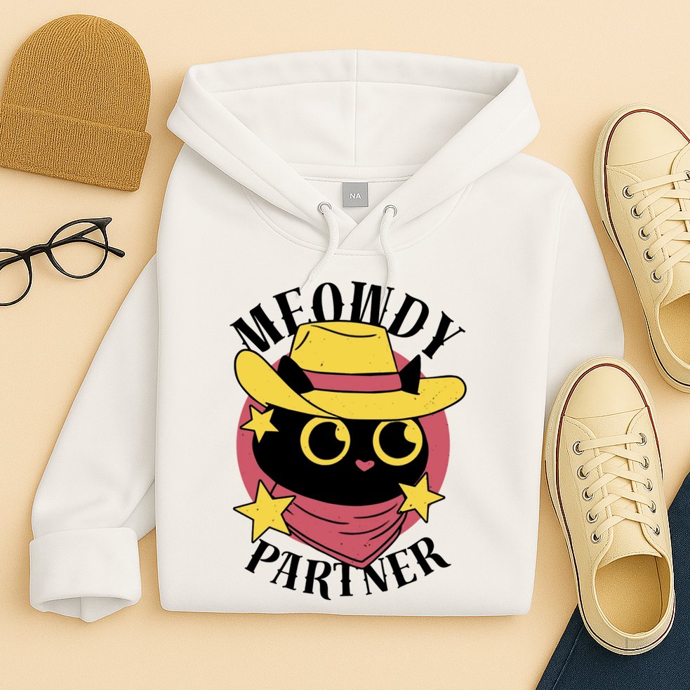 Meowdy Partner Country Cat Hoodie