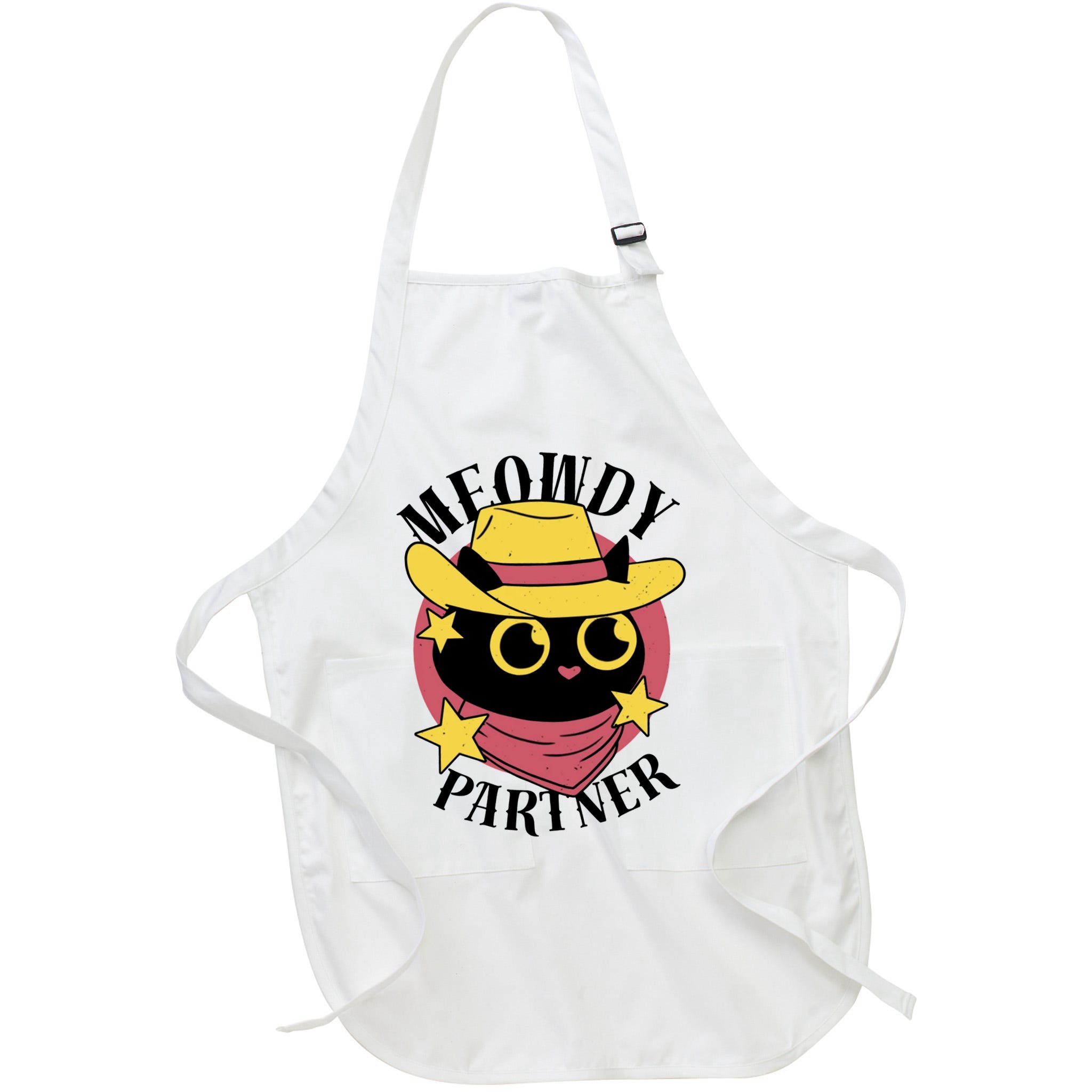 Meowdy Partner Country Cat Apron