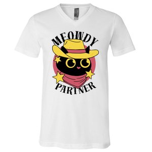 Meowdy Partner Country Cat V-Neck T-Shirt