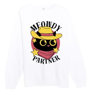 Meowdy Partner Country Cat Premium Crewneck Sweatshirt