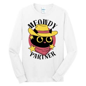 Meowdy Partner Country Cat Tall Long Sleeve T-Shirt