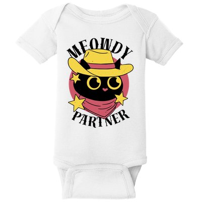 Meowdy Partner Country Cat Baby Bodysuit