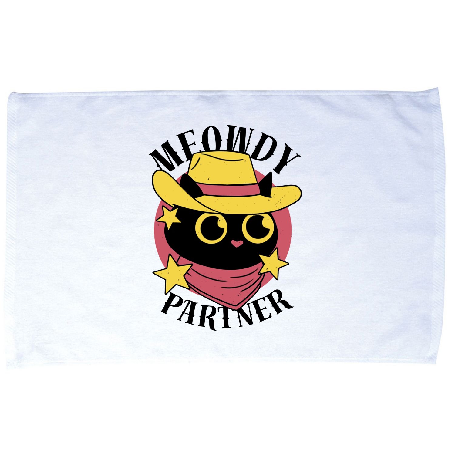 Meowdy Partner Country Cat Microfiber Hand Towel