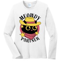 Meowdy Partner Country Cat Ladies Long Sleeve Shirt