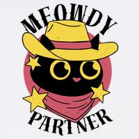 Meowdy Partner Country Cat Ladies Long Sleeve Shirt