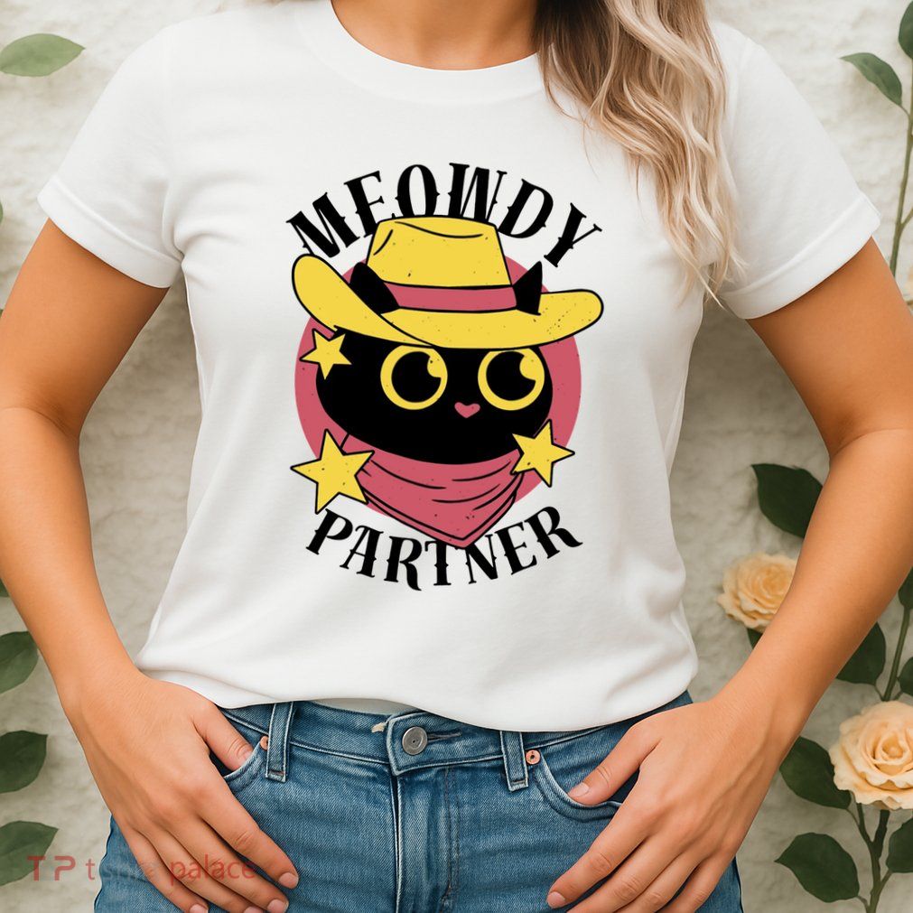 Meowdy Partner Country Cat Womens T-Shirt
