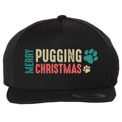 Merry Pugging Christmas Holiday Pug Christmas Gift Wool Snapback Cap