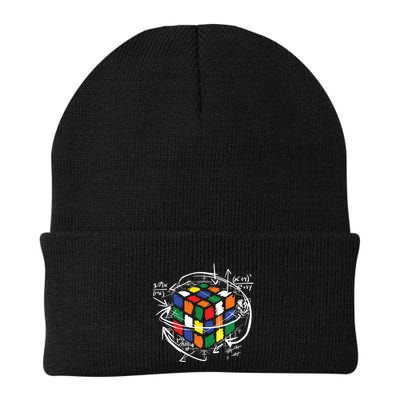 Math Puzzle Cube Cute Gift Knit Cap Winter Beanie