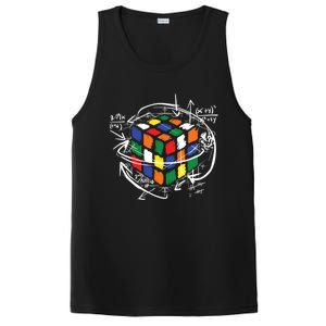 Math Puzzle Cube Cute Gift PosiCharge Competitor Tank