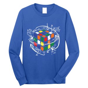 Math Puzzle Cube Cute Gift Long Sleeve Shirt