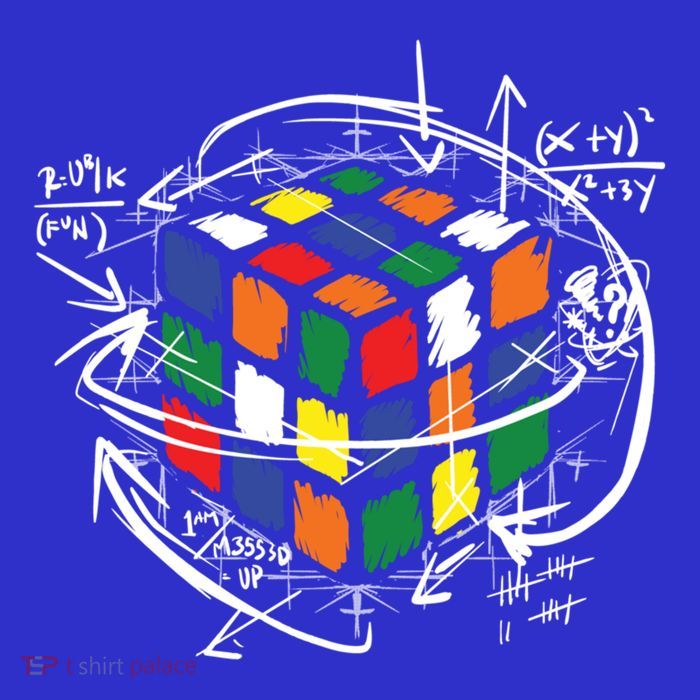 Math Puzzle Cube Cute Gift Button