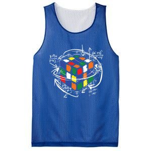 Math Puzzle Cube Cute Gift Mesh Reversible Basketball Jersey Tank