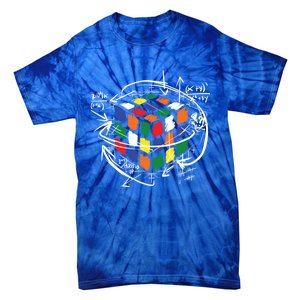 Math Puzzle Cube Cute Gift Tie-Dye T-Shirt