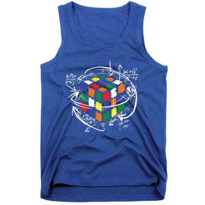 Math Puzzle Cube Cute Gift Tank Top