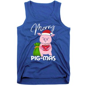 Merry Pigmas Christmas Pig For Swine Lovers Great Gift Tank Top