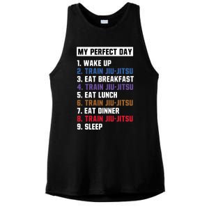 My Perfect Day Jiugiftjitsu Gift Ladies PosiCharge Tri-Blend Wicking Tank