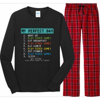 My Perfect Day Play Video Games Long Sleeve Pajama Set