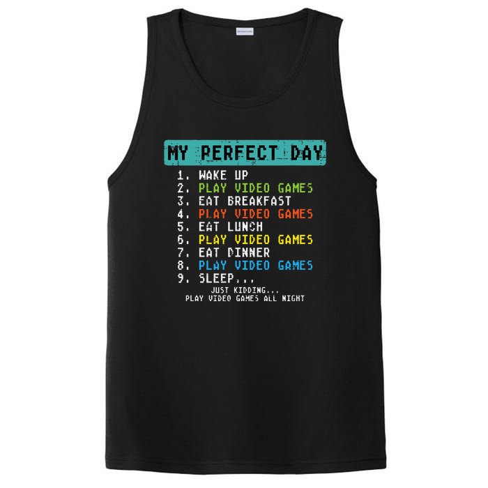 My Perfect Day Play Video Games PosiCharge Competitor Tank