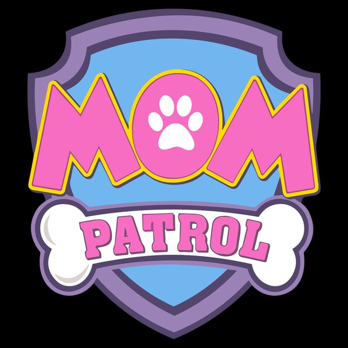 Mom Patrol Dog Mom Dad Funny Gift Birthday Party Backpack