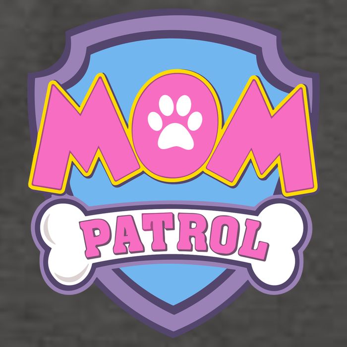 Mom Patrol Dog Mom Dad Funny Gift Birthday Party Vector Backpack