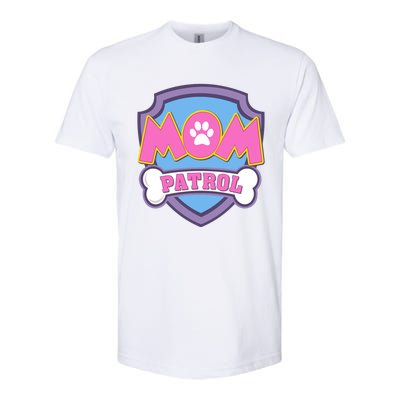 Mom Patrol Dog Mom Dad Funny Gift Birthday Party Softstyle® CVC T-Shirt