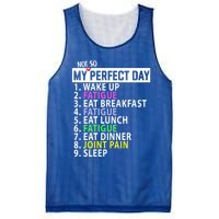 My Perfect Day Not So Autoimmune Awareness Lupus Fibro Gift Mesh Reversible Basketball Jersey Tank