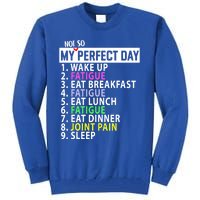 My Perfect Day Not So Autoimmune Awareness Lupus Fibro Gift Tall Sweatshirt