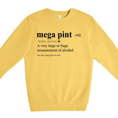 Mega Pint Definition Johnny Depp Premium Crewneck Sweatshirt