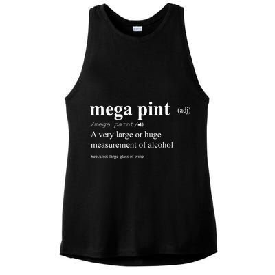 Mega Pint Definition Johnny Depp Ladies PosiCharge Tri-Blend Wicking Tank