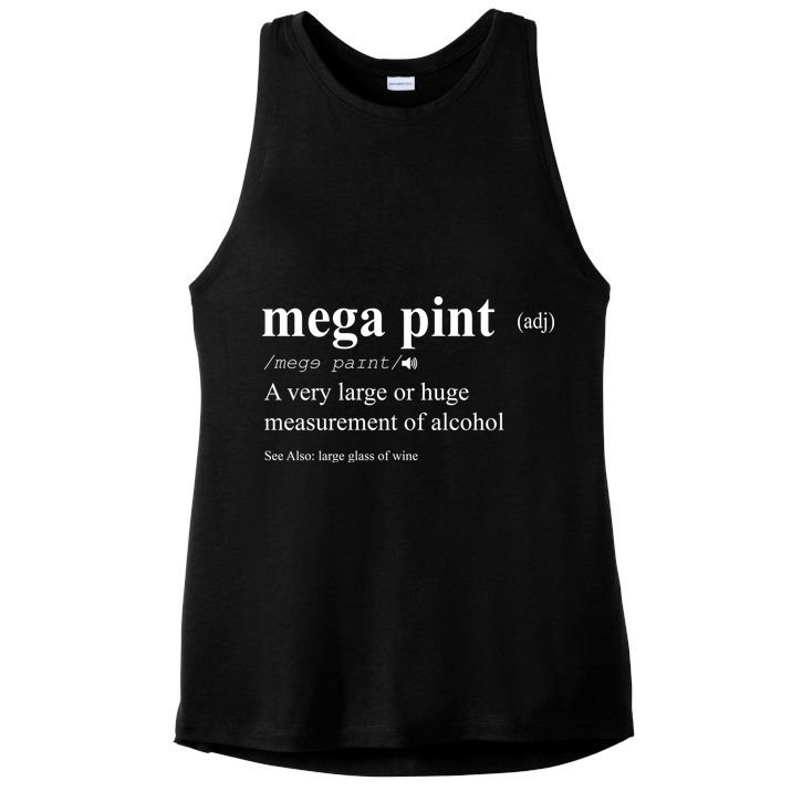 Mega Pint Definition Johnny Depp Ladies PosiCharge Tri-Blend Wicking Tank