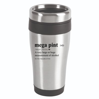 Mega Pint Definition Johnny Depp 16oz Travel Tumbler