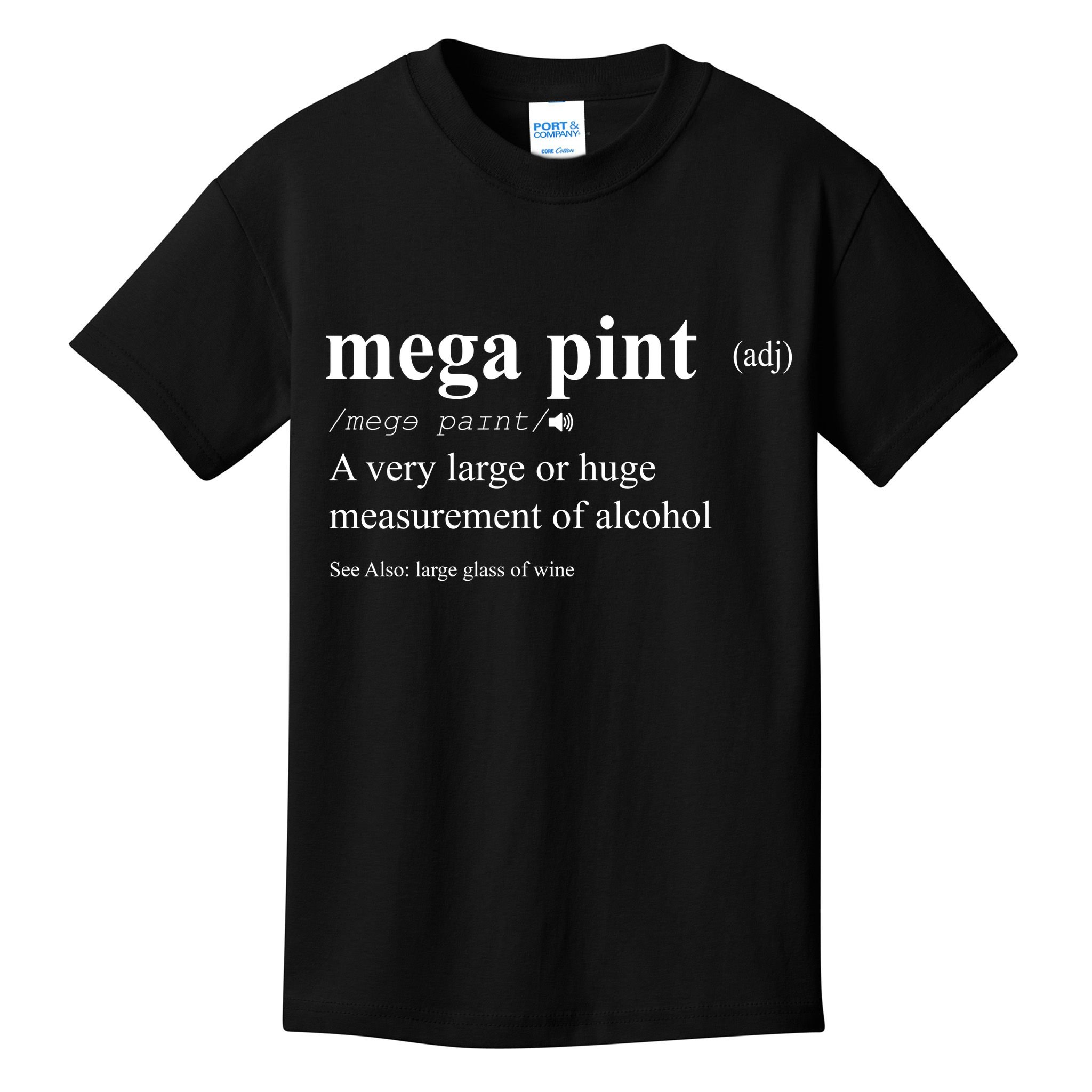 Mega Pint Definition Johnny Depp Kids T-Shirt
