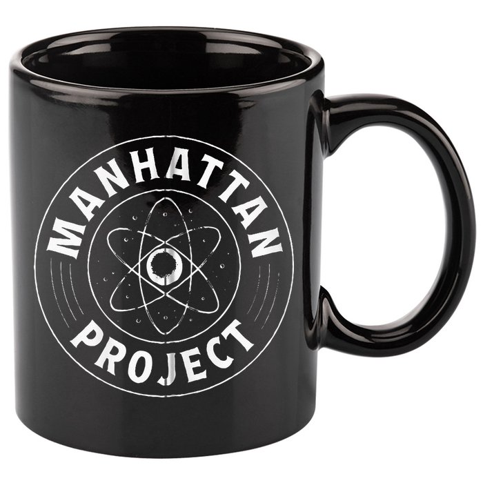 Manhattan Project Design Atomic Energy Bomb 11oz C Handle Ceramic Mug