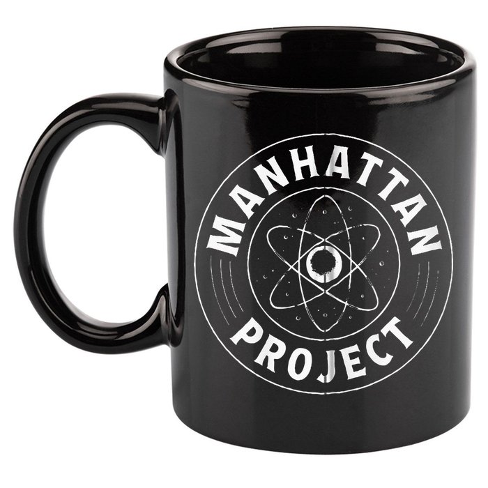 Manhattan Project Design Atomic Energy Bomb 11oz C Handle Ceramic Mug