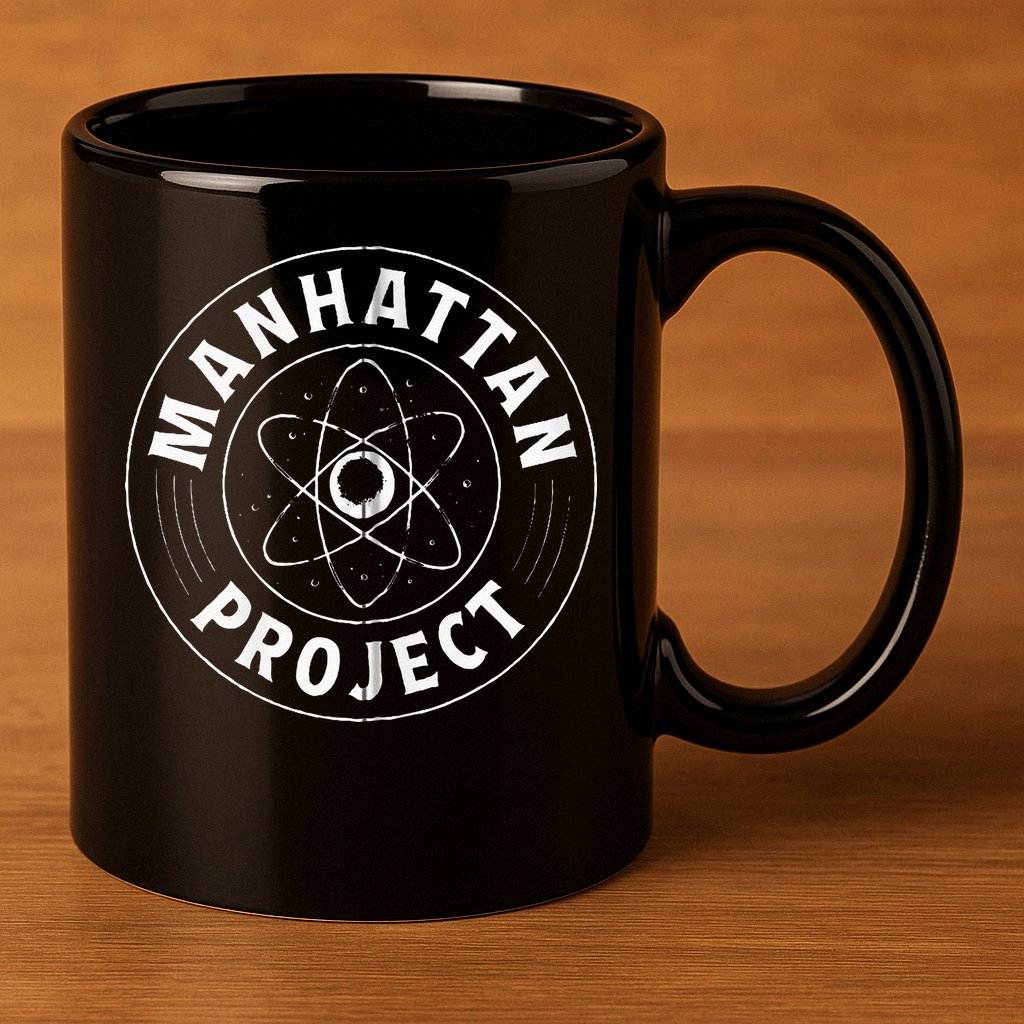 Manhattan Project Design Atomic Energy Bomb 11oz C Handle Ceramic Mug