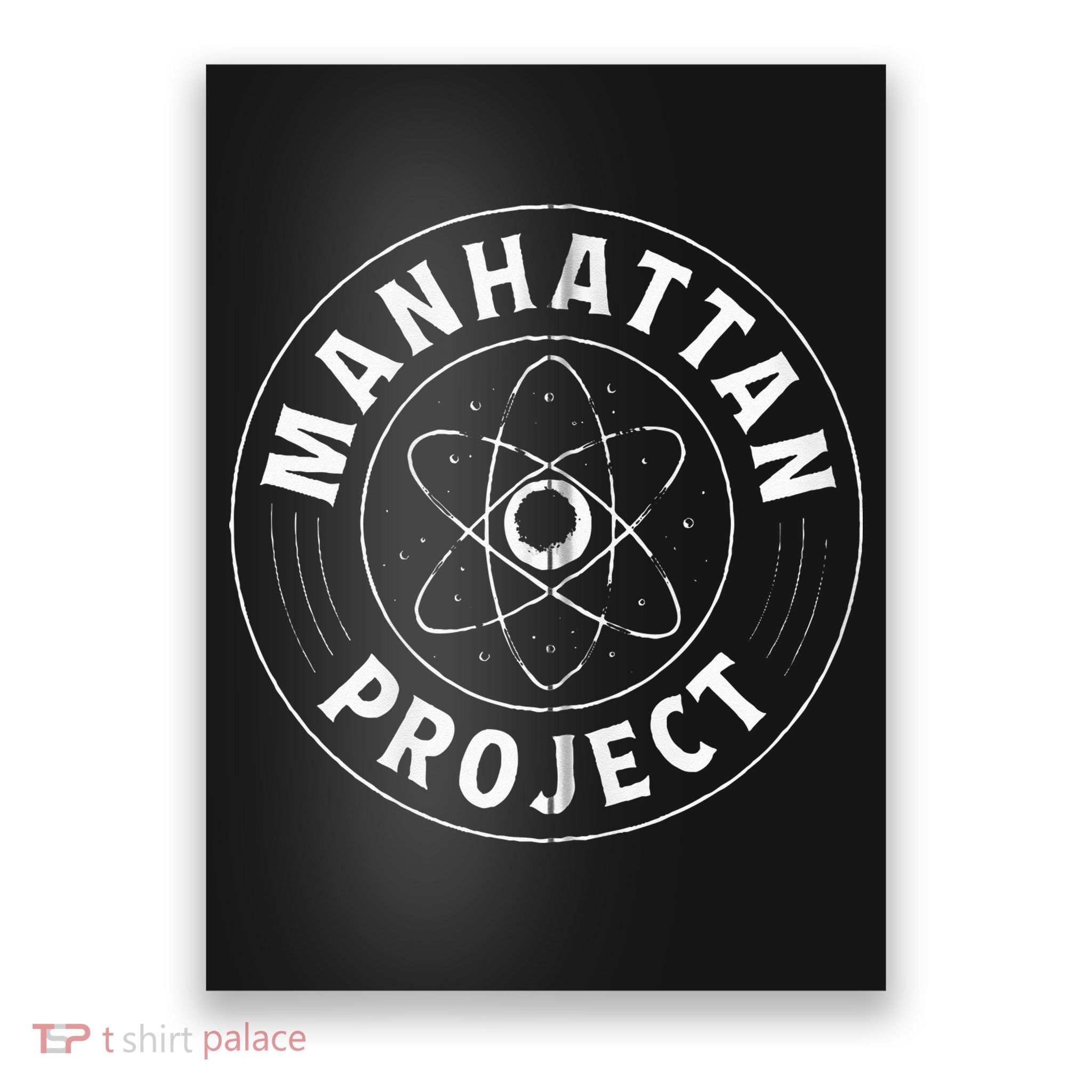 Manhattan Project Design Atomic Energy Bomb Poster