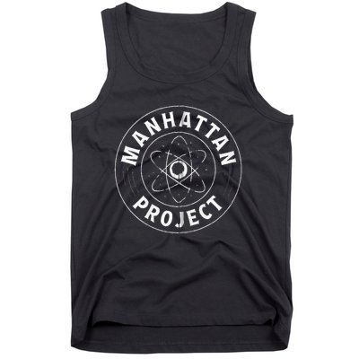 Manhattan Project Design Atomic Energy Bomb Tank Top