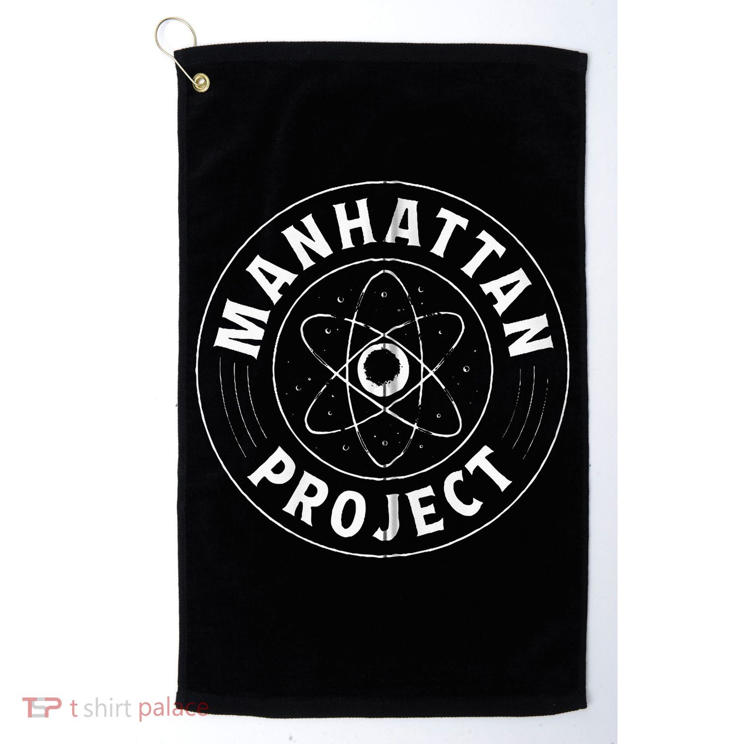 Manhattan Project Design Atomic Energy Bomb Golf Towel