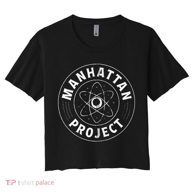 Manhattan Project Design Atomic Energy Bomb Crop Top